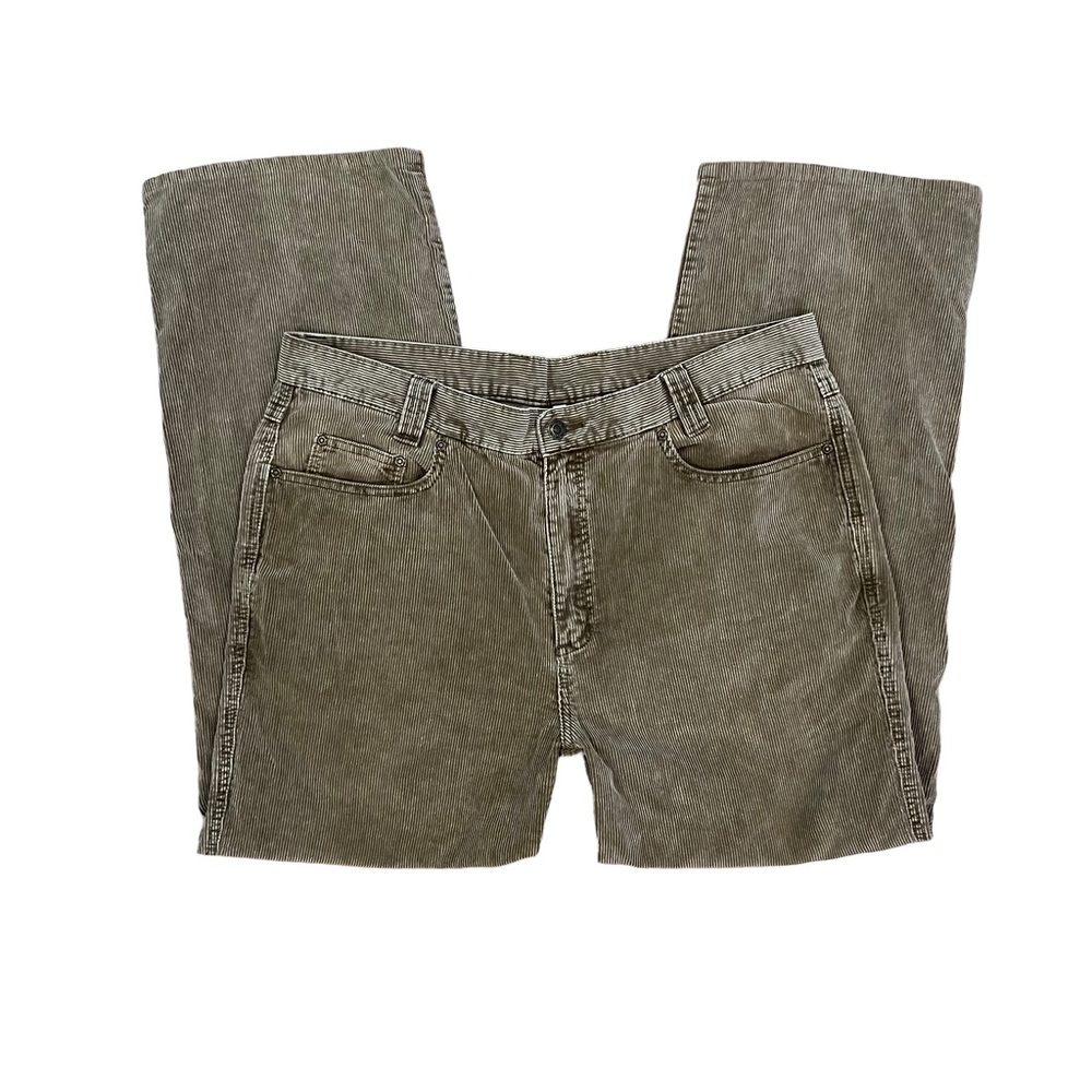 90s Vintage Brown Corduroy Pants